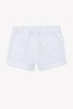 Tartine et Chocolate Baby Blanc Linen Shorts