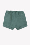 Tartine et Chocolate Baby Kaki Linen Shorts