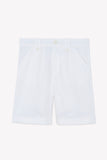 Tartine et Chocolate Kids Blanc Linen Shorts
