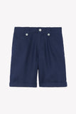 Tartine et Chocolate Kids Marine Linen Shorts