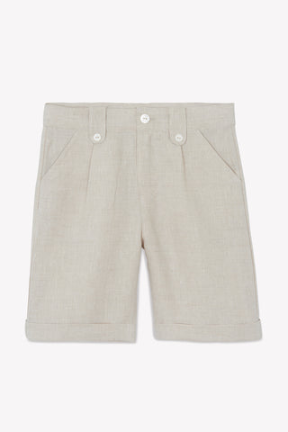 Tartine et Chocolate Kids Sable Linen Shorts