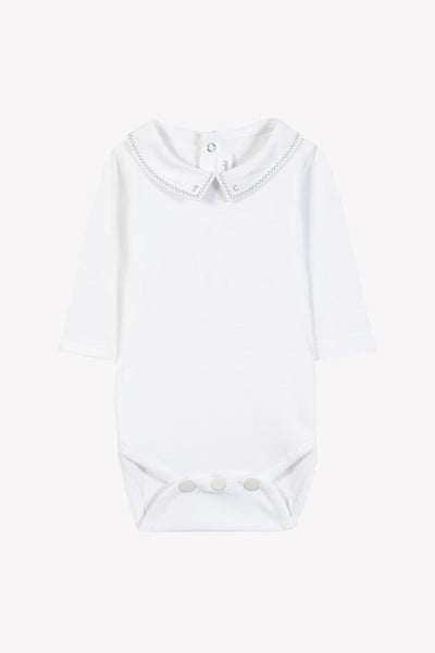 Tartine et Chocolate White Collared Bodysuit