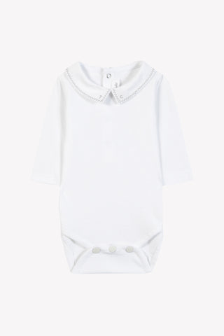 Tartine et Chocolate White Collared Bodysuit