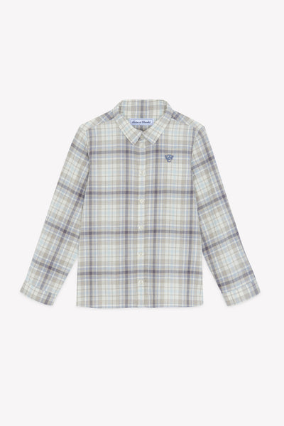Tartine et Chocolate Mocha Plaid Big Boy Shirt