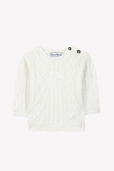 Tartine et Chocolate Mother of Pearl Sweater