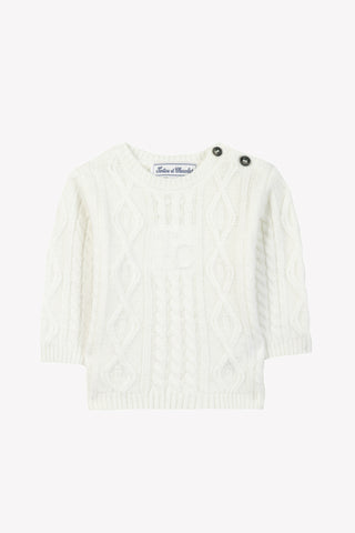 Tartine et Chocolate Mother of Pearl Sweater
