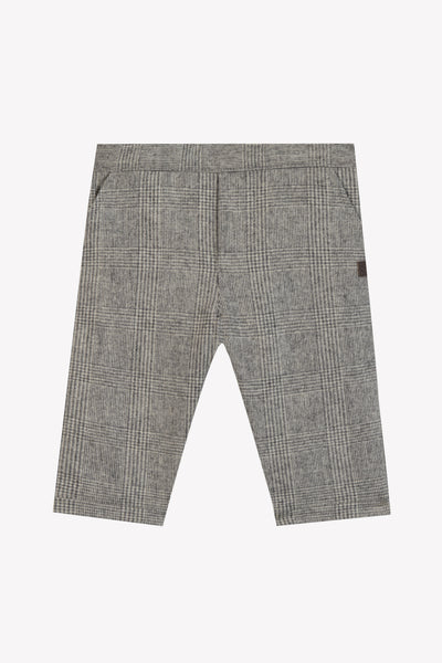 Tartine et Chocolate Medium Heather Grey Plaid Pants