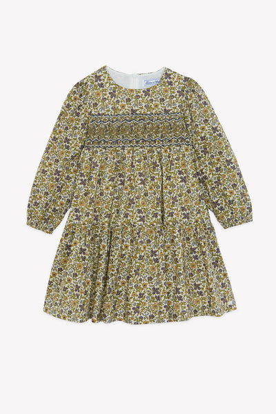Tartine et Chocolate Olive Floral Dress