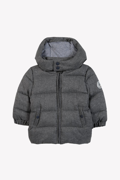 Tartine et Chocolate Medium Grey Little Boy Puffer Jacket