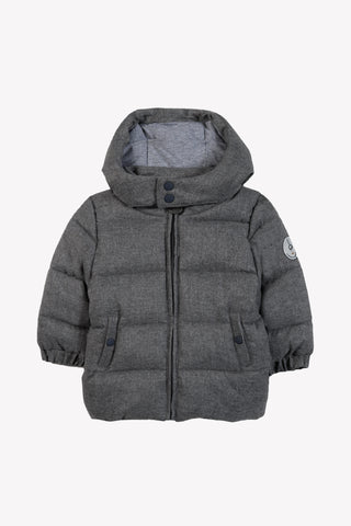 Tartine et Chocolate Medium Grey Little Boy Puffer Jacket