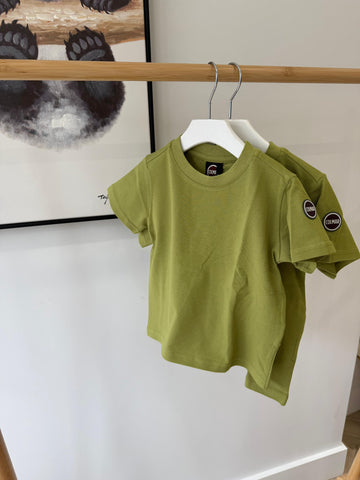 Colmar Beetle Green Crewneck Piquet T-shirt