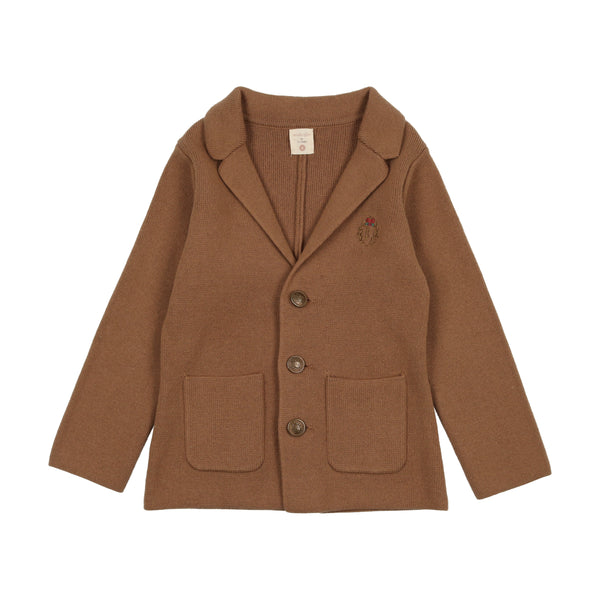 Lil Legs Analogie Camel Crest Knit Blazer