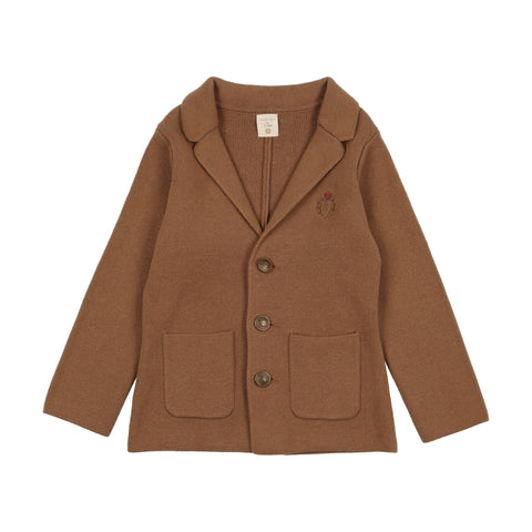 Lil Legs Analogie Camel Crest Knit Blazer