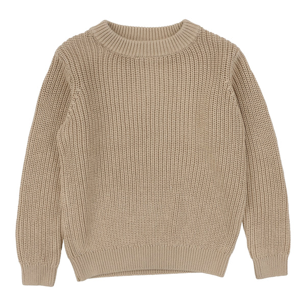 Lil Legs Oat Chunky Knit Sweater CKS-OAT
