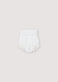 The New Society Baby White Corfu Blouse + Bloomer Set