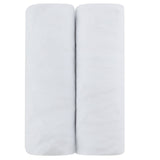 Ely's & Co Solid White Changing Pad Cover / Cradle Sheet