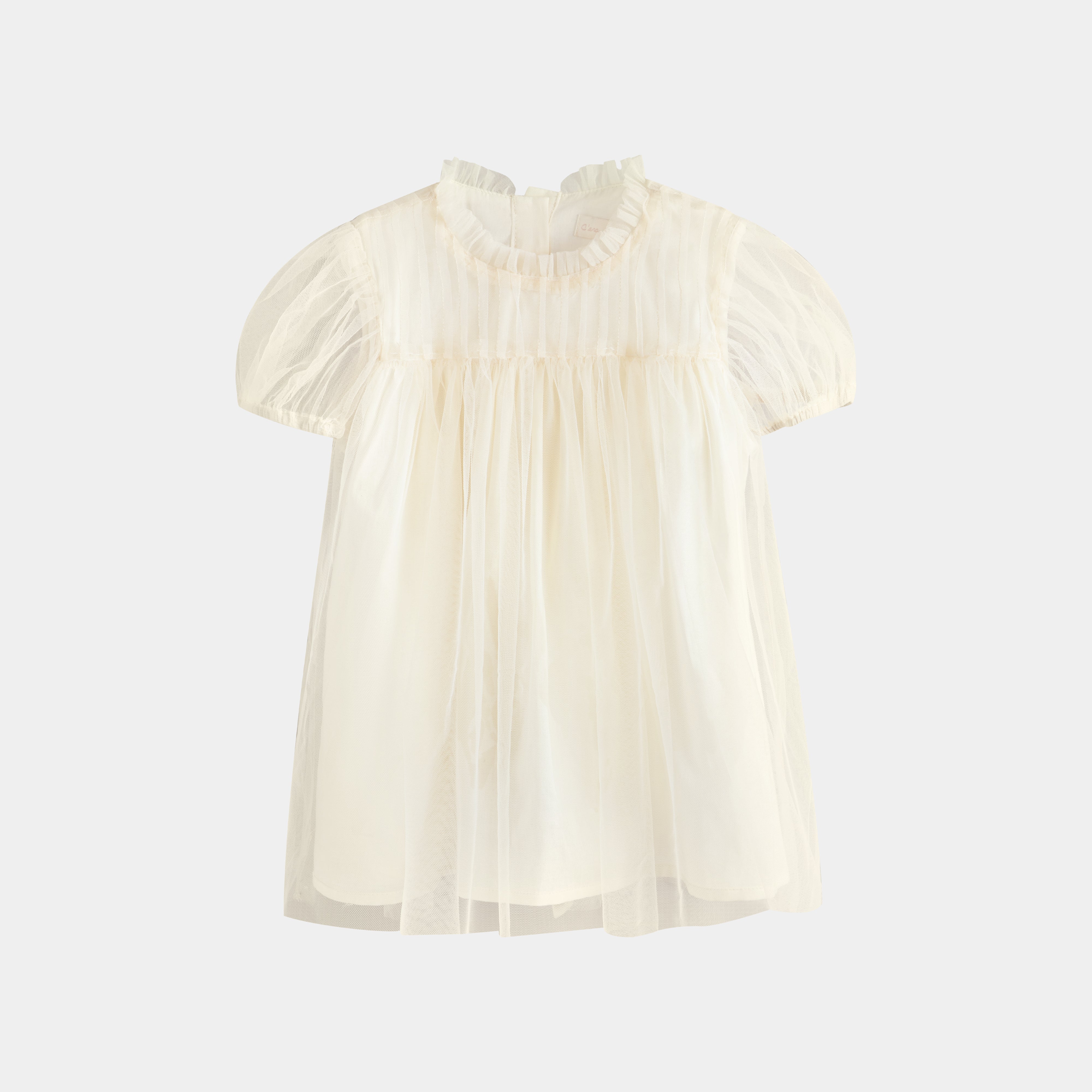 C'era Una Volta Kate Dress Baby Cream Panda and Cub C'era Una Volta Kate Dress Baby Cream Panda and Cub