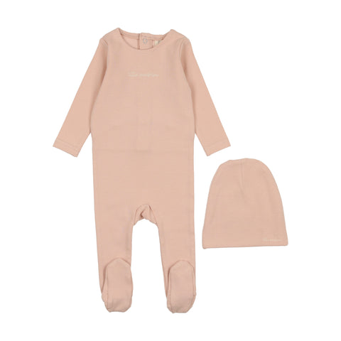 Lilette Shell Pink Little Sunshine Footie Set