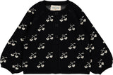 Louis Louise Black Cherry Gulash Baby Cardigan