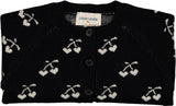 Louis Louise Black Cherry Gulash Baby Cardigan