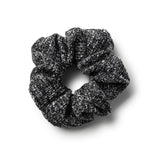 Halo Luxe Black Clara Tweed Scrunchie