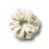 Halo Luxe Ecru Clara Tweed Scrunchie