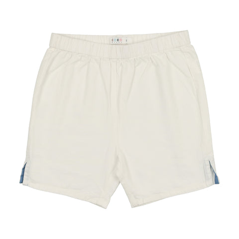 Coco Blanc Ivory With Blue Dressy Shorts