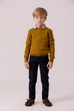 Cottier Mustard Leo Knit Sweater