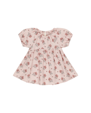 Quincy Mae Bubblegum Vintage Floral Bella Dress