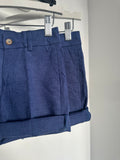 Nupkeet Navy Linen Maputo Bermuda Short