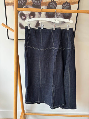 Coco Blanc Denim Chino Skirt