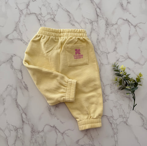 The New Society Baby Soft Lemon TNS Logo Special Pants
