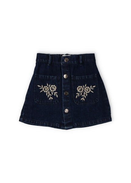 The New Society Denim Fusion Danubio Skirt