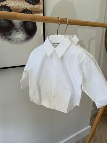 Anja Schwerbrock White Classic Seta Shirt
