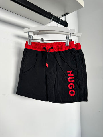 Hugo Black & Red HUGO Swim Shorts