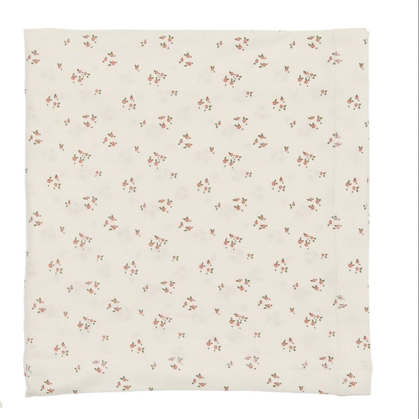 Lilette Winter White Dainty Floral Blanket