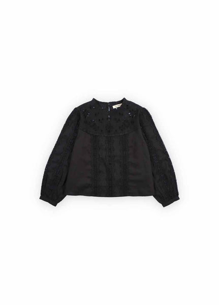 The New Society Eclipse Noir Dahlia Blouse