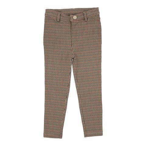 Lil Legs Analogie Houndstooth Plaid Pants DPP-HDST