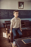 Coco Blanc Tan Polo Sweatshirt