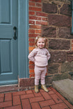 Ely's & Co Looms Mauve Fair Isle Set
