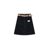 Coco Blanc Denim Skirt