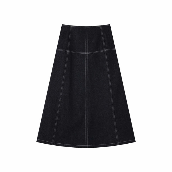Coco Blanc Denim Chino Skirt