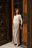 Coco Blanc Tan Knit Jumper