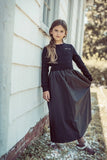 Coco Blanc Black Cabled Robe