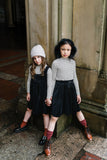 Lil Legs Ecru Multi Printed Mockneck PMON-EMLT