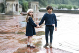 Lil Legs Navy Bon Voyage Dress BVD-NAVY