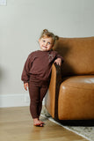 Pouf Rosy Brown Bow Sweat Set