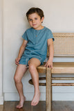 Lil Legs Boys Dark Tencel Shirt