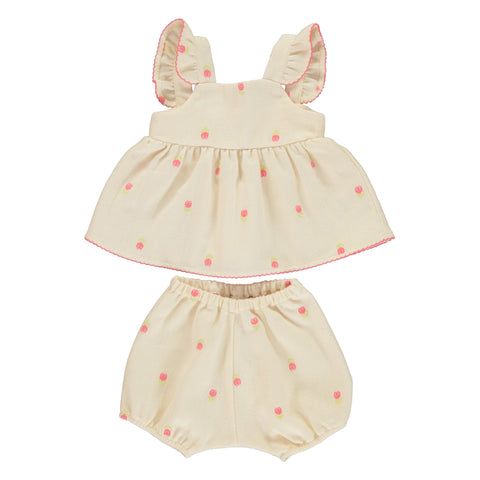 Bebe Organic Delilah Signature Tulips Baby Set