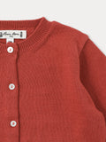 Bene Bene Baby Brick Red Adorable Short Cardigan